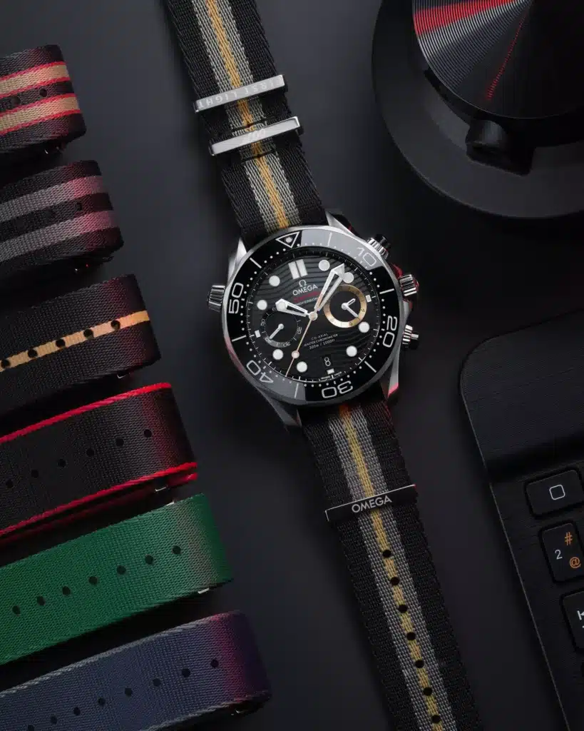 James Bond saa uuden kellon – Omegan uutuus tekee historiaa Omega Seamaster Seamaster Diver 300M Chronograph 007 First Light