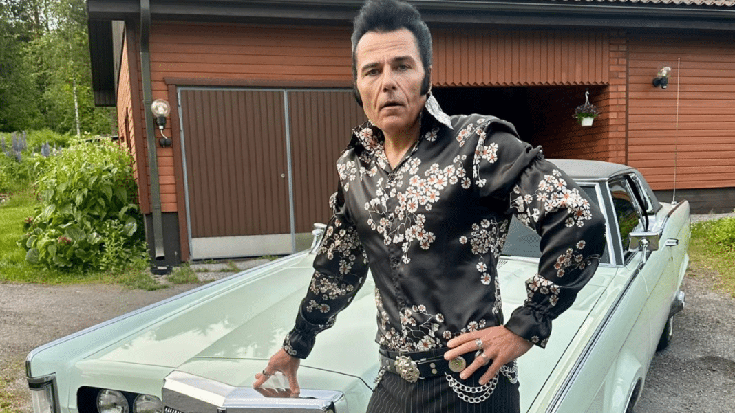 Kolmosvaihde: Elvis-imitaattori Juha Leppänen, Aron