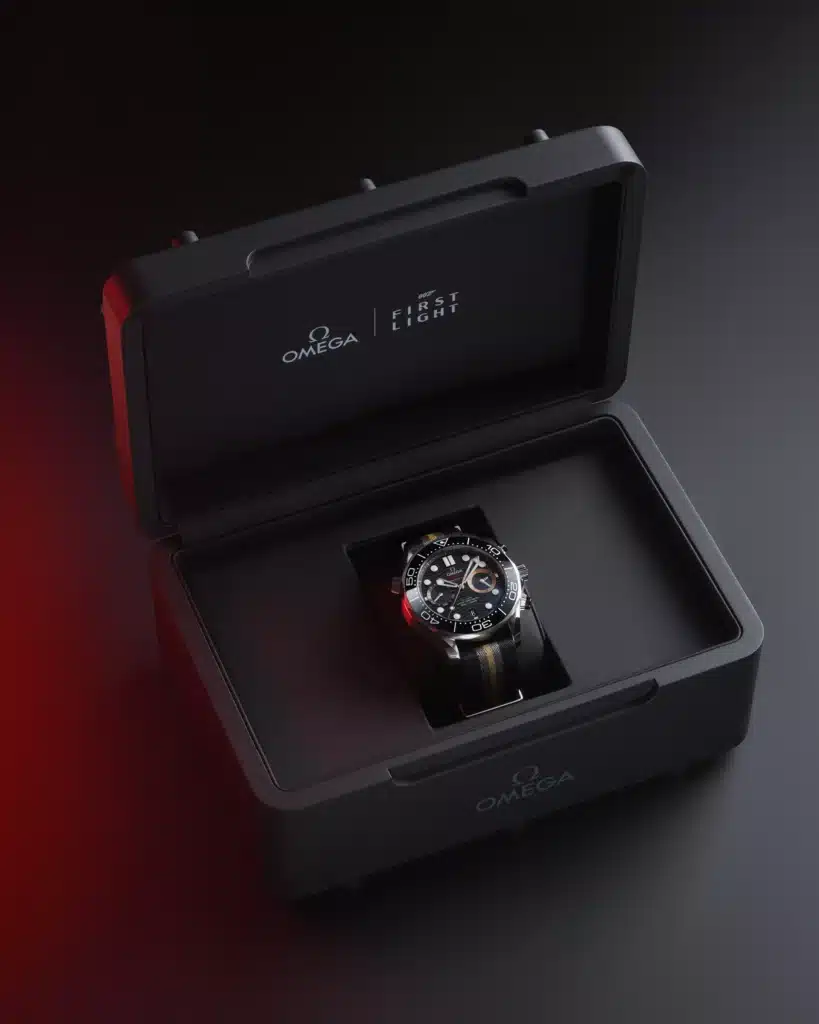James Bond saa uuden kellon – Omegan uutuus tekee historiaa Omega Seamaster Seamaster Diver 300M Chronograph 007 First Light