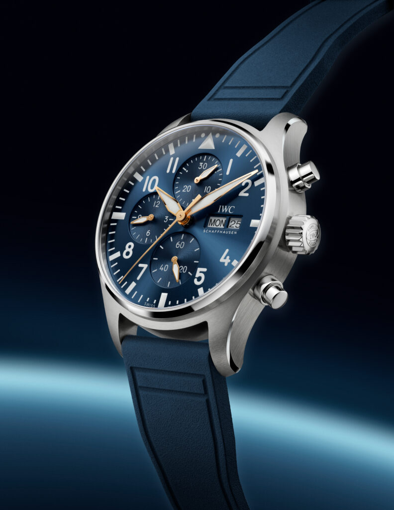 IWC julkaisi uudet Pikku prinssi -kellot – sympaattinen brändiyhteistyö täyttää 20 vuotta IWC Pilot’s Watch Chronograph Le Petit Prince (Ref. IW378011)