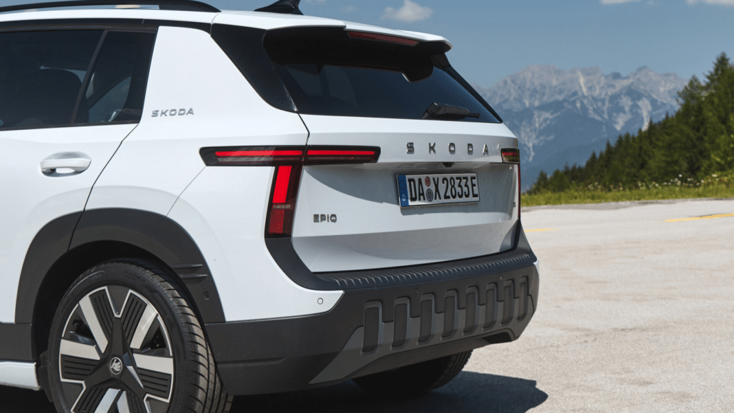 Skoda Epiq koeajossa Etelä-Saksan ja Itävallan teillä